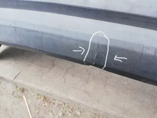 850B20004R Бампер задний Renault Megane 3 Арт e12060448, вид 3