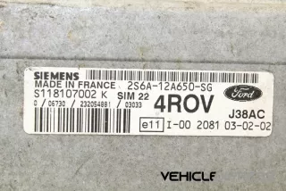2S6A12A650SG Блок управления двигателем Ford Fiesta 5 Арт e12059296, вид 1