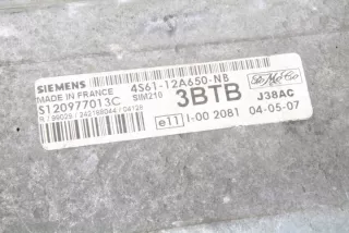 4S6112A650NB Блок управления двигателем Ford Fiesta 5 Арт e12059286, вид 1