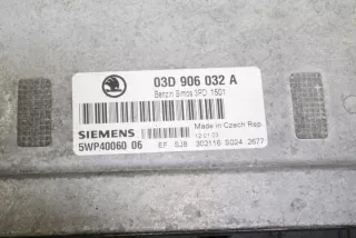 5WP4006006 Блок управления двигателем Skoda Fabia 1 Арт e12031185, вид 1