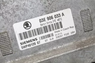 03E906033A Блок управления двигателем Skoda Fabia 2 Арт e12031105, вид 1