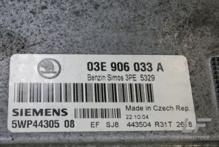 03E906033A Блок управления двигателем Skoda Fabia 2 Арт e12031096, вид 2