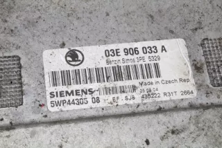 03E906033A Блок управления двигателем Skoda Fabia 3 Арт e12031069, вид 1