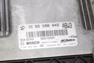 0281030852 Блок управления двигателем Opel Zafira C Арт e12030223, вид 3
