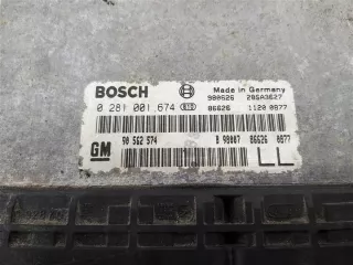 90562574 0281001674 Блок управления двигателем Opel Astra G Арт e12029988, вид 2