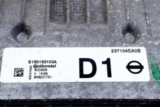 237104EA0B Блок управления двигателем Nissan Qashqai 2 Арт e12029813, вид 1
