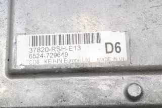 37820RSHE13 Блок управления двигателем Honda Civic 8 Арт e12028625, вид 3