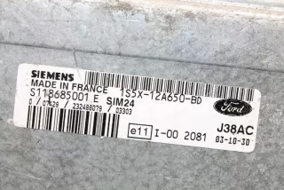 1S5X12A650BD Блок управления двигателем Ford KA 1 Арт e12028474, вид 1