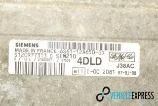 6S6112A650GD Блок управления двигателем Ford Fiesta 5 Арт e12028006, вид 1
