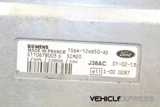 1S6A12A650AD Блок управления двигателем Ford Fiesta 5 Арт e12027925, вид 1