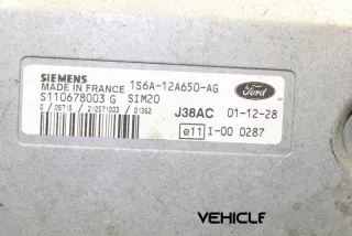 1S6A12A650AG Блок управления двигателем Ford Fiesta 5 Арт e12027681, вид 2