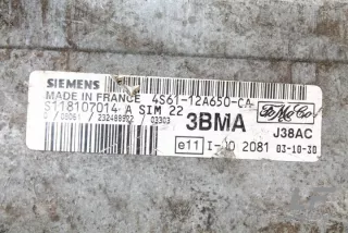 4S6112A650CA Блок управления двигателем Ford Fiesta 6 Арт e12027637, вид 1