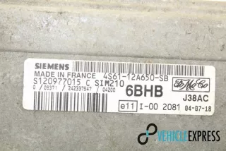 4S6112A650SB Блок управления двигателем Ford Fiesta 7 Арт e12027553, вид 2
