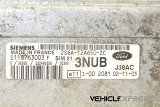 2S6A12A650ZC Блок управления двигателем Ford Fiesta 7 Арт e12027469, вид 1