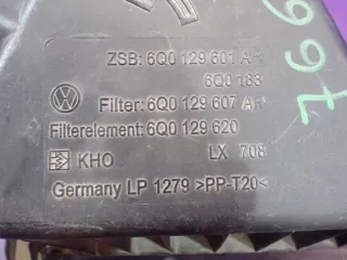 6Q0129601AR Корпус воздушного фильтра Volkswagen Polo 4 Арт e12022118, вид 4