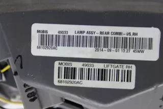 68102920AC Фонарь задний правый Jeep Cherokee KL Арт e12008674, вид 7