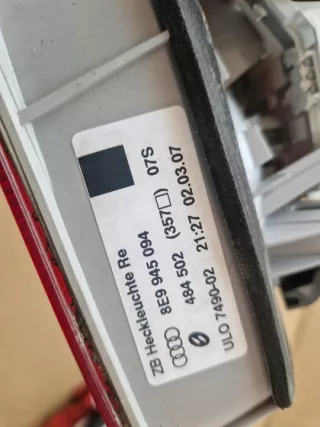 8E9945094A Фонарь задний правый Audi A4 B7 Арт e12007536, вид 3