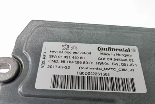 9802096780 Блок управления (другие) Citroen C5 2 Арт e11999162, вид 3