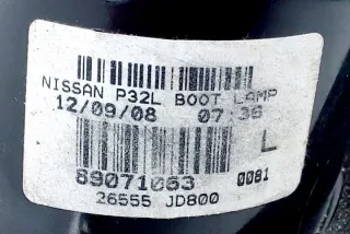 26555JD800 Фонарь задний левый Nissan Qashqai 2 Арт e11988355, вид 2