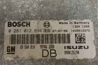 0281012694 Блок управления двигателем Opel Astra L Арт e11980466, вид 4