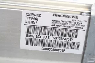 34009374F Подушка безопасности BMW 3 E90/E91/E92/E93 Арт e11969588, вид 1
