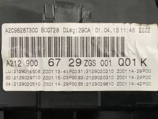 A2129006729 2129006729 Щиток приборов (приборная панель) Mercedes E C207 Арт e11961043, вид 4