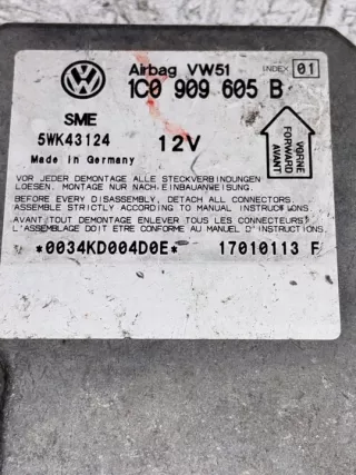 1C0909605B Блок AirBag Volkswagen Passat B5 Арт e11960662, вид 2