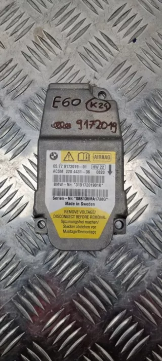 9172019 Блок AirBag BMW 5 E60/E61 Арт e11960348, вид 1
