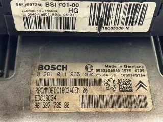 0281011965 9653667280 Блок управления двигателем Citroen C3 1 Арт e11953206, вид 2