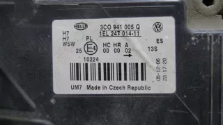3C0941005Q 1EL247014-11 Фара левая Volkswagen Passat B6 Арт e11938826, вид 2
