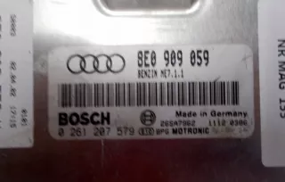 8E0909059 0261207579 Блок управления двигателем Audi A4 B6 Арт e11924192, вид 2