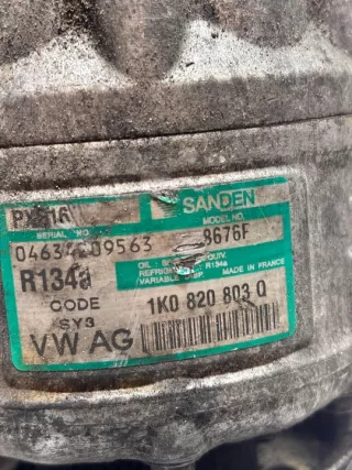 1K0820803Q Компрессор кондиционера Volkswagen Golf 5 Арт e11889500, вид 3
