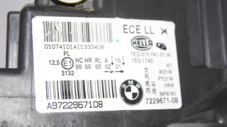 7229671 Фара левая BMW 1 F20/F21 Арт e11857405, вид 2
