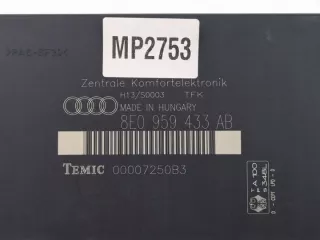 8E0959433AB Блок комфорта Audi A4 B6 Арт e11840849, вид 3
