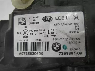 7358391-09 Фара левая BMW 1 F20/F21 Арт e11833318, вид 2