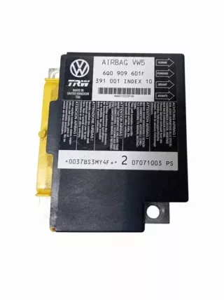 6Q0909601F Блок AirBag Volkswagen Polo 4 Арт e11815501, вид 1
