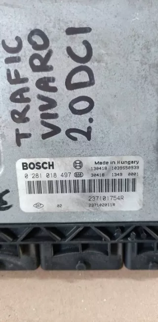 0281018497 237101754R 2012-2014 Блок управления двигателем Renault Trafic 2 Арт e11803699, вид 4