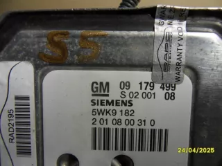 09179499 S0200108 5WK9182 Блок управления двигателем Opel Vectra C  Арт e11803438, вид 6
