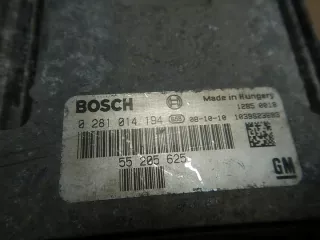 0281014194 55205625 Блок управления двигателем Opel Astra H Арт e11803319, вид 4
