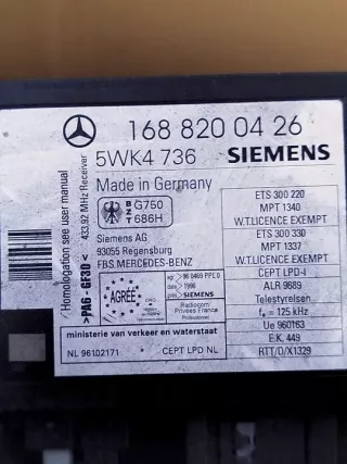 1688200426 Рулевая колонка Mercedes A W168 Арт e11798640, вид 5
