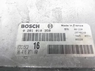 0281010358 9641607180 Блок управления двигателем Citroen Xsara Арт e11769385, вид 4