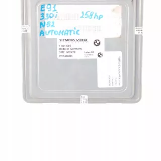 7561684 Блок управления двигателем BMW 1 E81/E82/E87/E88 Арт e11768748, вид 3