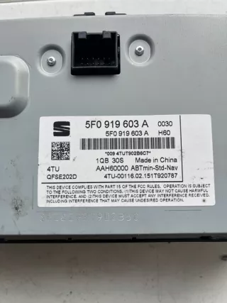 5F0919603A Блок навигации Seat Leon 3 Арт e11748261, вид 2