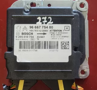 9666775480 0285010704 Блок AirBag Peugeot 3008 2 Арт e11740020, вид 1