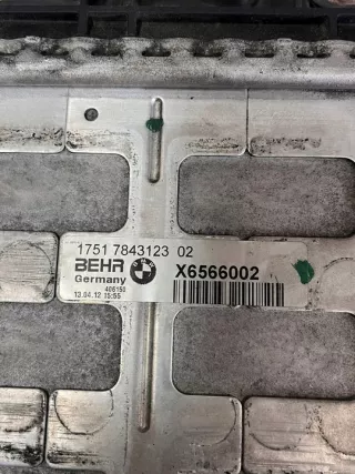 7843123 7555944 Интеркулер BMW 5 F10/F11/GT F07 Арт e11739635, вид 7