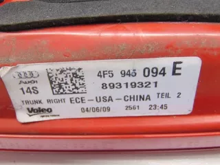 4F5945094E 17432531666 Фонарь задний правый Audi A6 C6 (S6,RS6) Арт e11734464, вид 5
