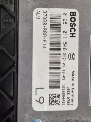 0281011546 37820-RBD-E14 Блок управления двигателем Honda Accord 10 Арт e11730904, вид 4