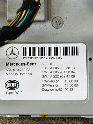 A2229024108 Блок комфорта Mercedes C W205 Арт e11727431, вид 2