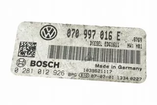 070997016E Блок управления двигателем Volkswagen Touareg 1 Арт e11704372, вид 6