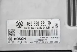 0281014063 03G906021 03G906021PP Блок управления двигателем Volkswagen Golf 5 Арт e11703963, вид 3